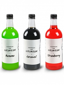 Сиропы для мягкого мороженого от Icedream