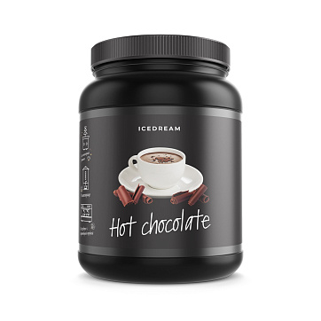  Dry mix for hot chocolate in a jar