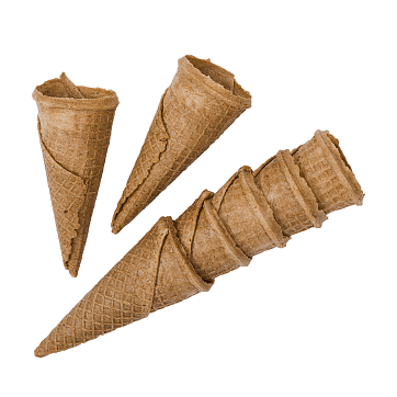 Waffle twisted cone Waffle twisted cone